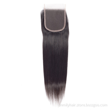Hair Closure Vendors Wholesale 4x4 5x5 6x6 7x7 13x4 13x6 360 Swiss Frontal Lace Closure Mink Cambodian Virgin Hair With Bundles